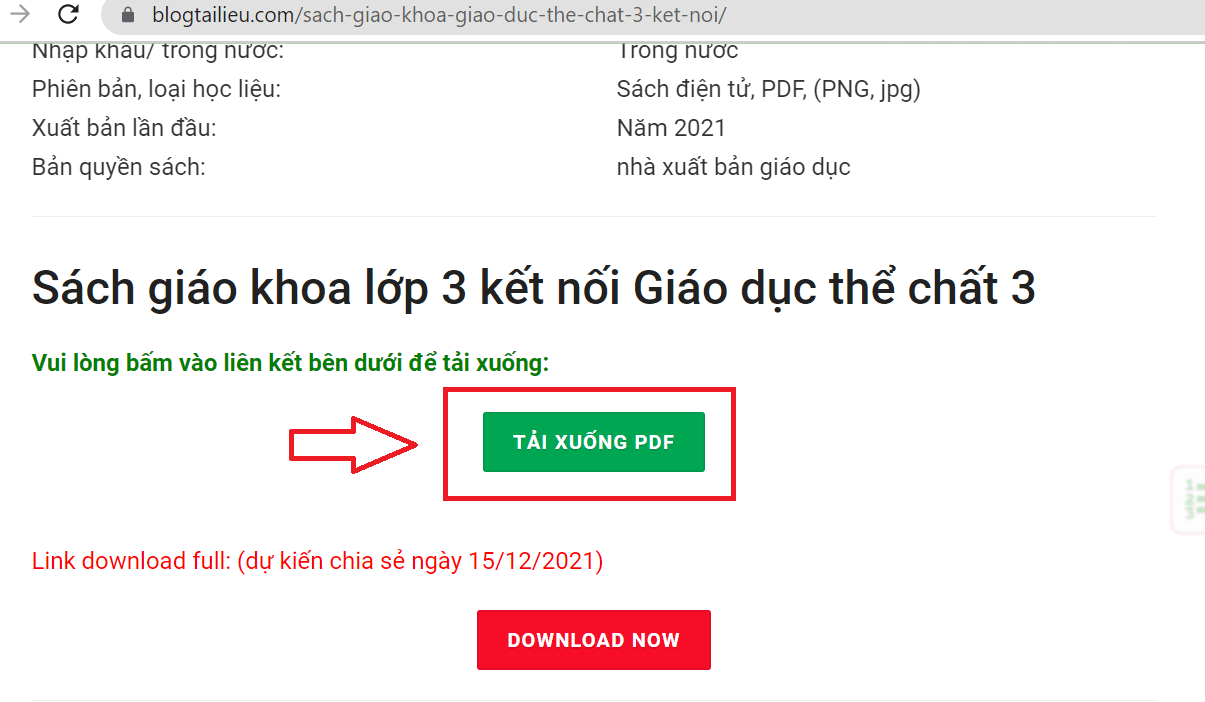 Sách Giáo dục thể chất lớp 3 Kết nối tri thức | Xem online, tải PDF