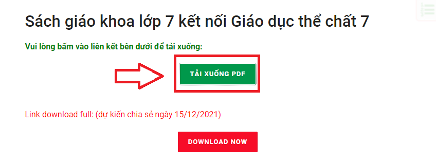 Sách Giáo dục thể chất lớp 7 Kết nối tri thức | Xem online, tải PDF