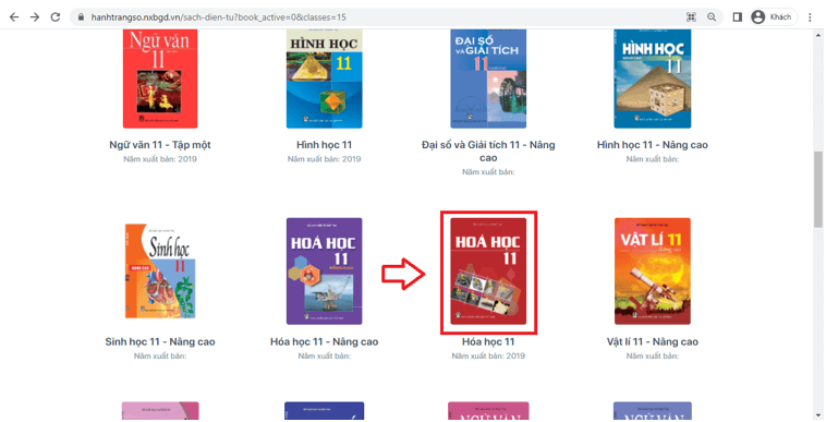 Sách Hóa học lớp 11 | Xem online, tải PDF (ảnh 1)