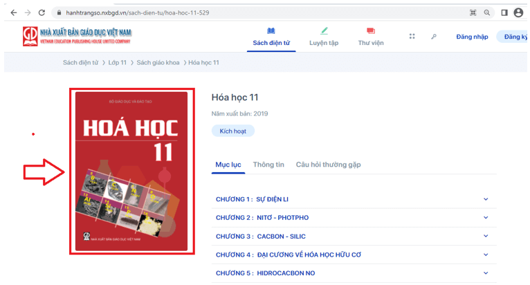 Sách Hóa học lớp 11 | Xem online, tải PDF (ảnh 1)