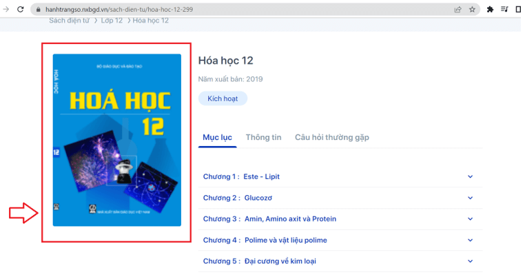 Sách Hóa học lớp 12 | Xem online, tải PDF (ảnh 1)