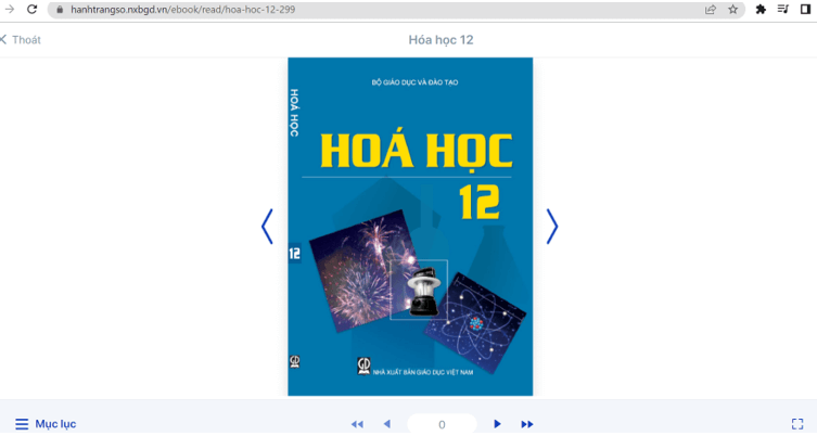 Sách Hóa học lớp 12 | Xem online, tải PDF (ảnh 1)