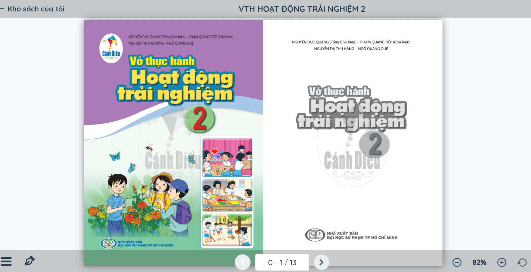 Sách Hoạt động trải nghiệm lớp 2 Cánh diều | Xem online, tải PDF