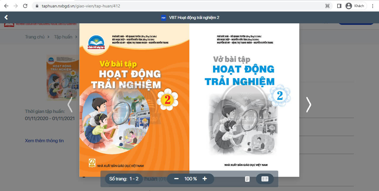 Sách Hoạt động trải nghiệm lớp 2 Chân trời sáng tạo | Xem online, tải PDF