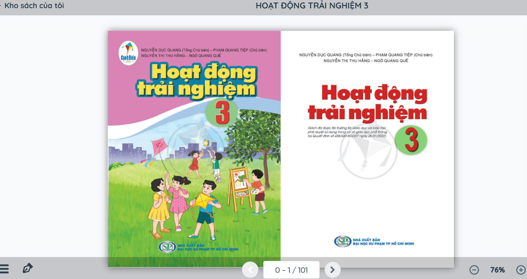 Sách Hoạt động trải nghiệm lớp 3 Cánh diều | Xem online, tải PDF