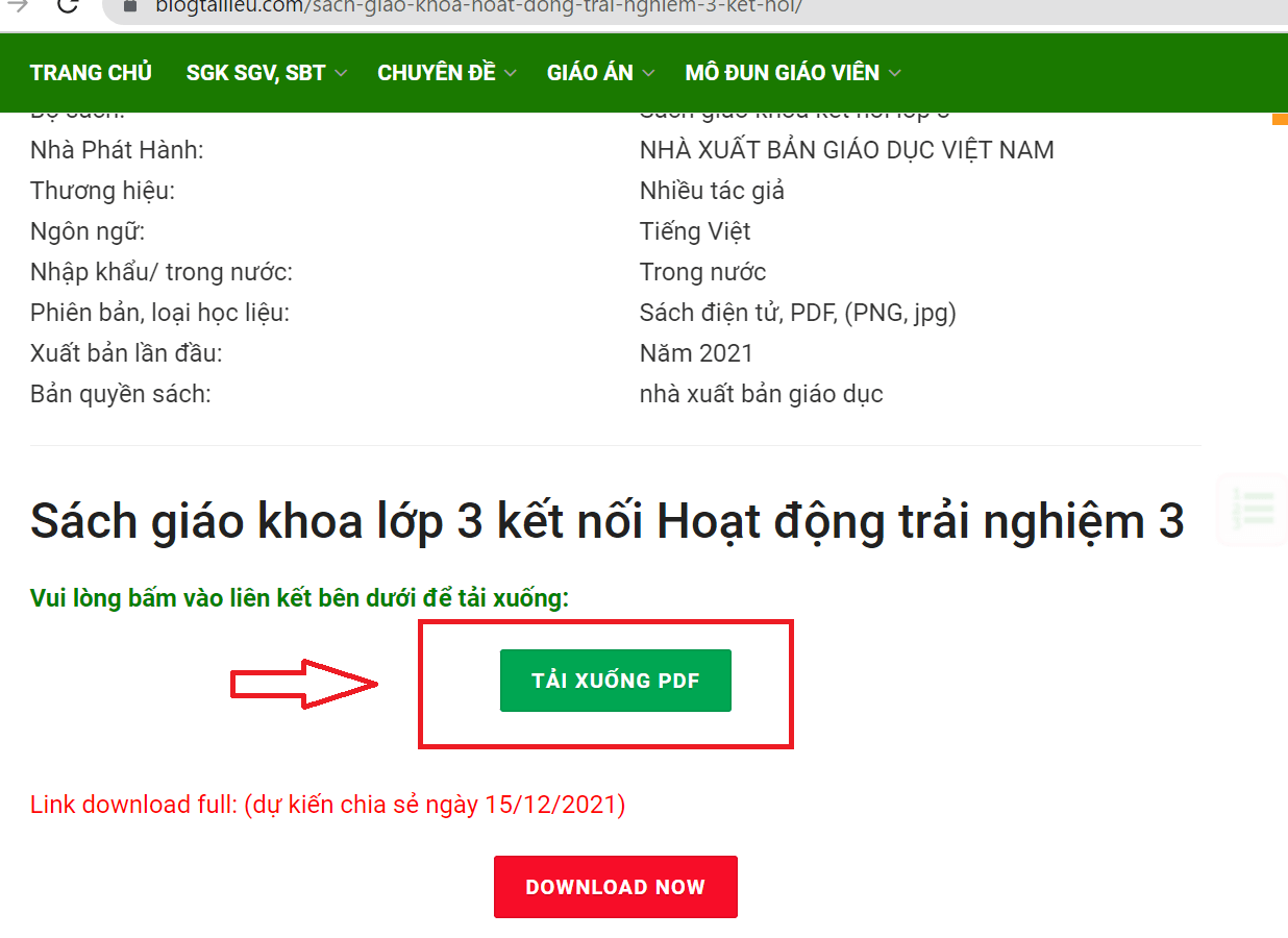 Sách Hoạt động trải nghiệm lớp 3 Kết nối tri thức | Xem online, tải PDF