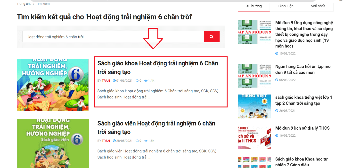 Sách Hoạt động trải nghiệm lớp 6 Chân trời sáng tạo | Xem online, tải PDF