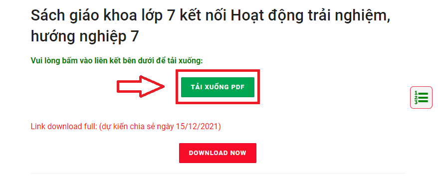 Sách Hoạt động trải nghiệm lớp 7 Kết nối tri thức | Xem online, tải PDF