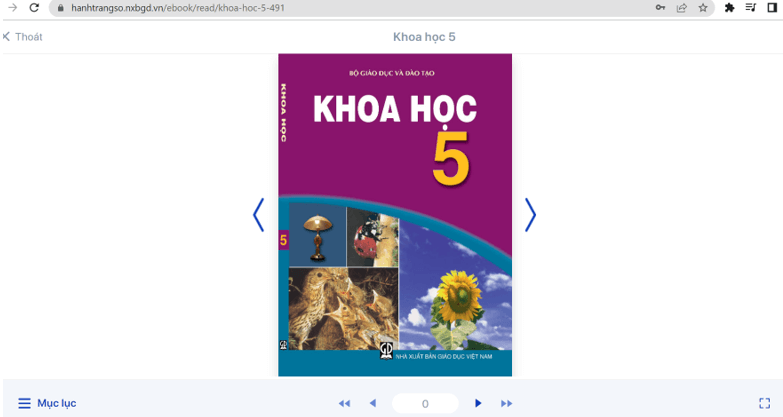 Sách Khoa học lớp 5 | Xem online, tải PDF (ảnh 1)