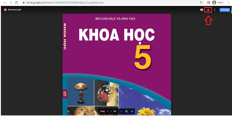 Sách Khoa học lớp 5 | Xem online, tải PDF (ảnh 1)