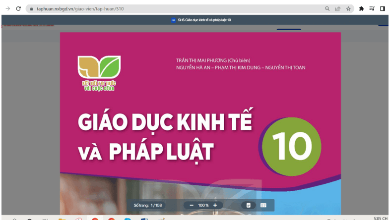 Sách Giáo dục kinh tế và pháp luật lớp 10 Kết nối tri thức | Xem online, tải PDF (ảnh 1)