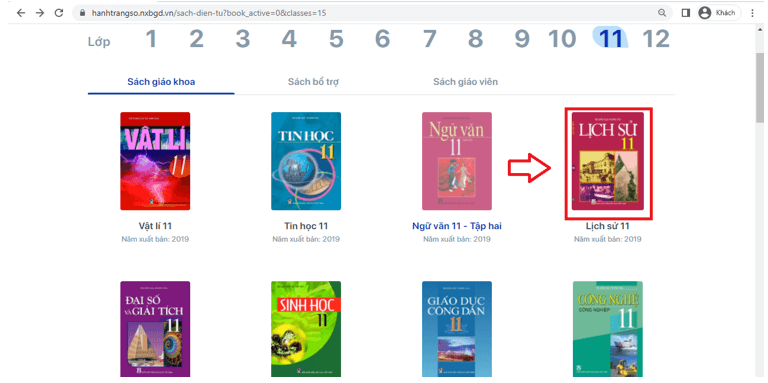 Sách Lịch sử lớp 11 | Xem online, tải PDF (ảnh 1)
