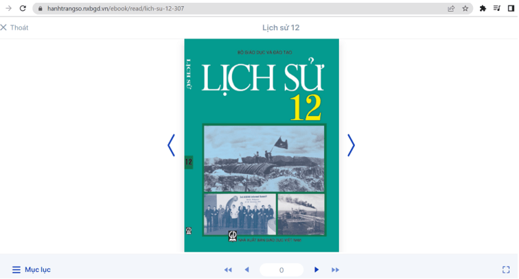 Sách Lịch sử lớp 12 | Xem online, tải PDF (ảnh 1)