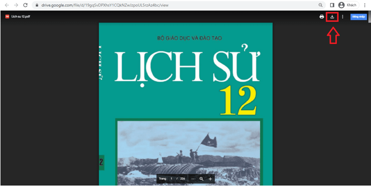 Sách Lịch sử lớp 12 | Xem online, tải PDF (ảnh 1)