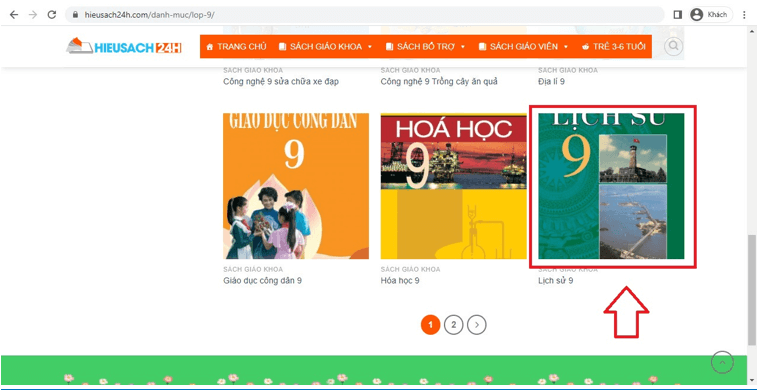 Sách Lịch sử lớp 9 | Xem online, tải PDF (ảnh 1)