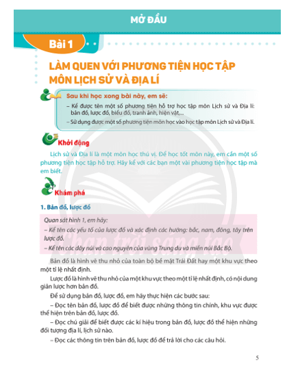 Lịch Sử và Địa Lí lớp 4 Chân trời sáng tạo pdf