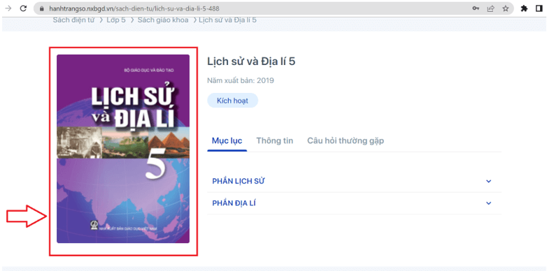 Sách Lịch sử và Địa lí lớp 5 | Xem online, tải PDF (ảnh 1)