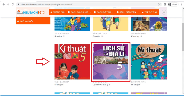 Sách Lịch sử và Địa lí lớp 5 | Xem online, tải PDF (ảnh 1)