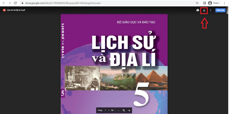 Sách Lịch sử và Địa lí lớp 5 | Xem online, tải PDF (ảnh 1)