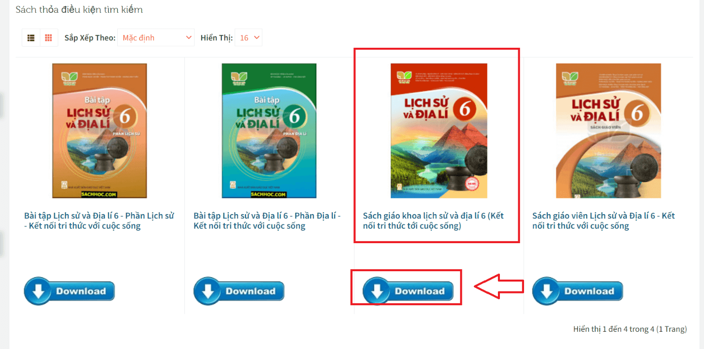 Sách Lịch Sử và Địa Lí lớp 6 Kết nối tri thức với cuộc sống | Xem online, tải PDF