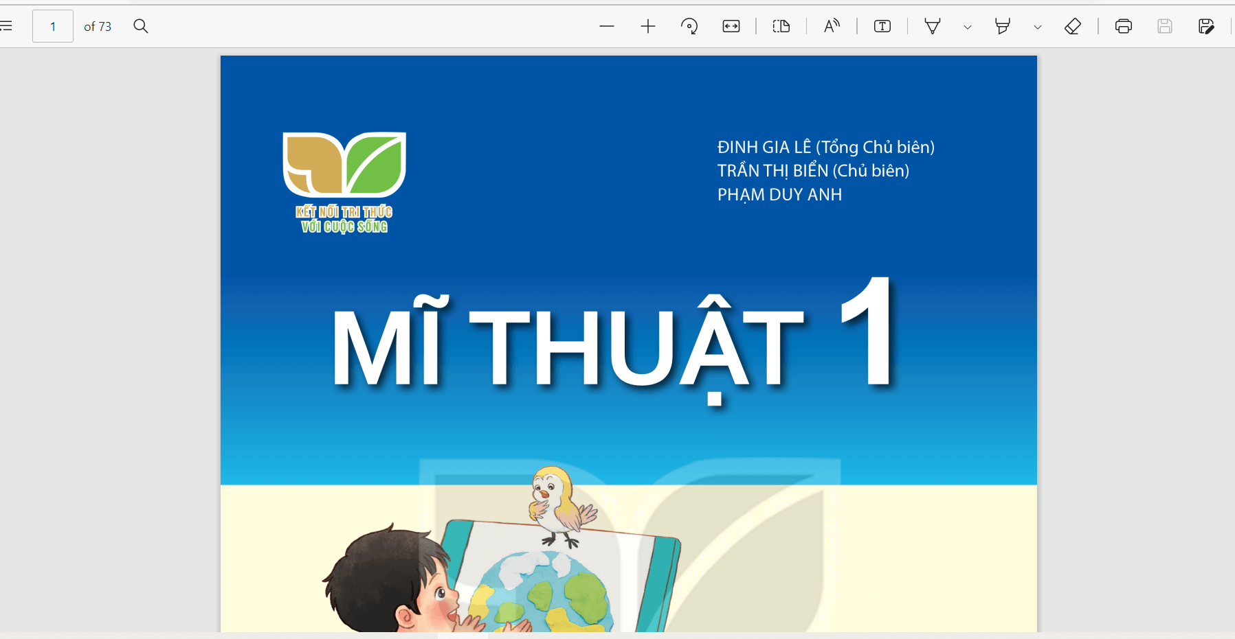 Sách Mĩ thuật lớp 1 Kết nối tri thức | Xem online, tải PDF