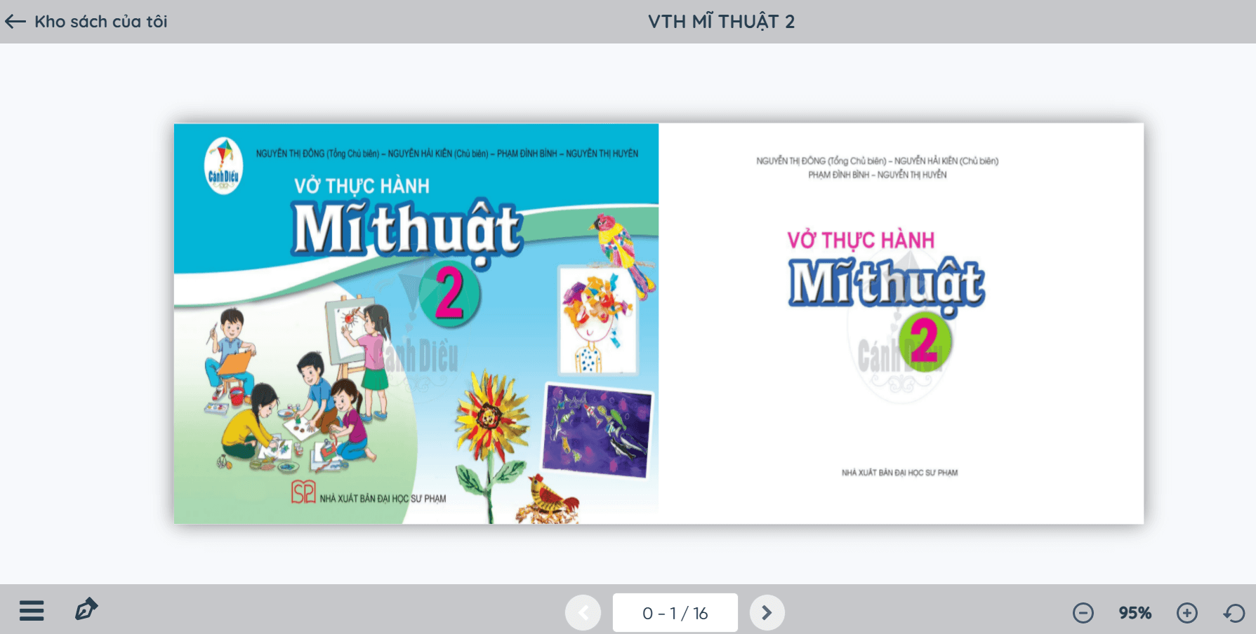 Sách Mĩ thuật lớp 2 Cánh diều | Xem online, tải PDF