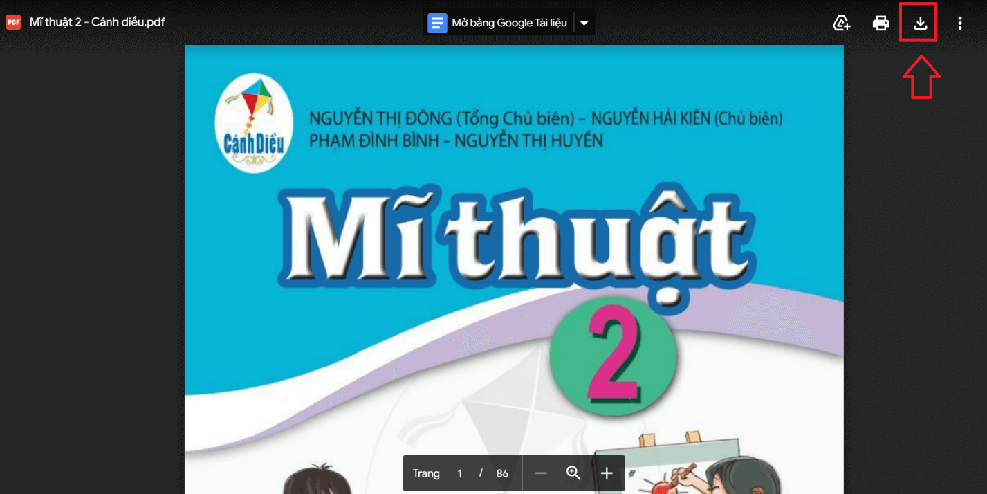 Sách Mĩ thuật lớp 2 Cánh diều | Xem online, tải PDF