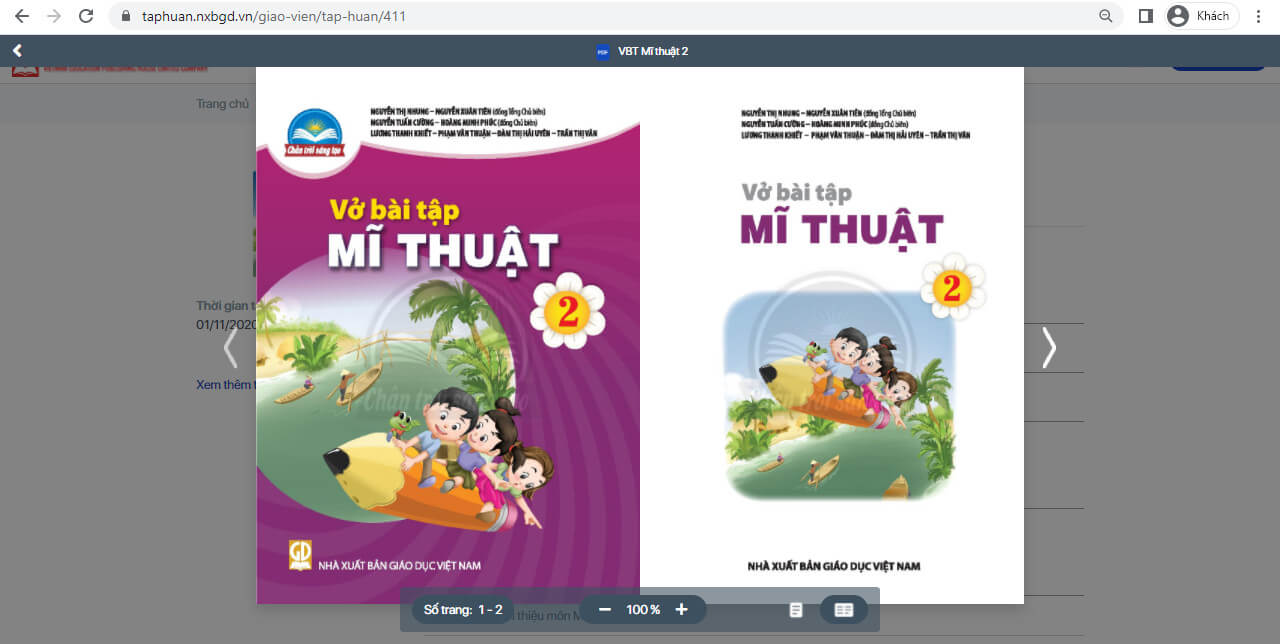 Sách Mĩ thuật lớp 2 Chân trời sáng tạo | Xem online, tải PDF