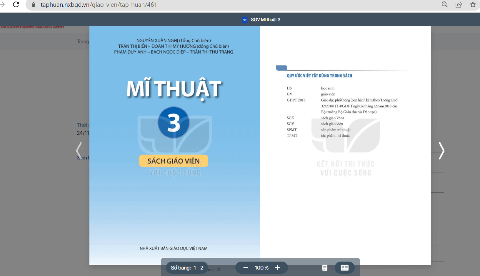 Sách Mĩ thuật lớp 3 Kết nối tri thức | Xem online, tải PDF