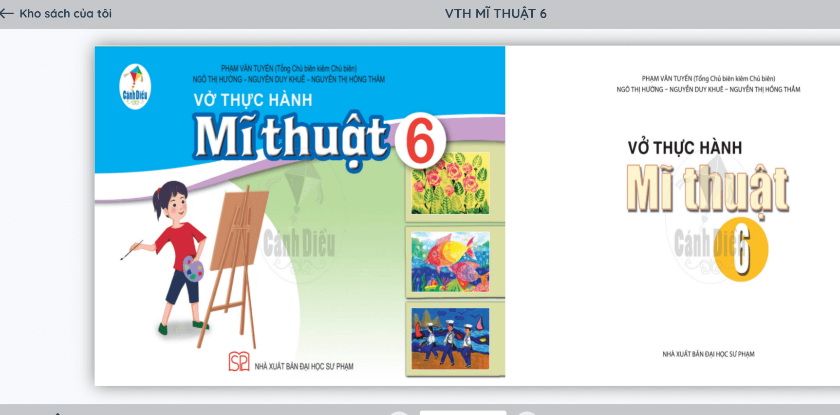 Sách Mĩ thuật lớp 6 Cánh diều | Xem online, tải PDF