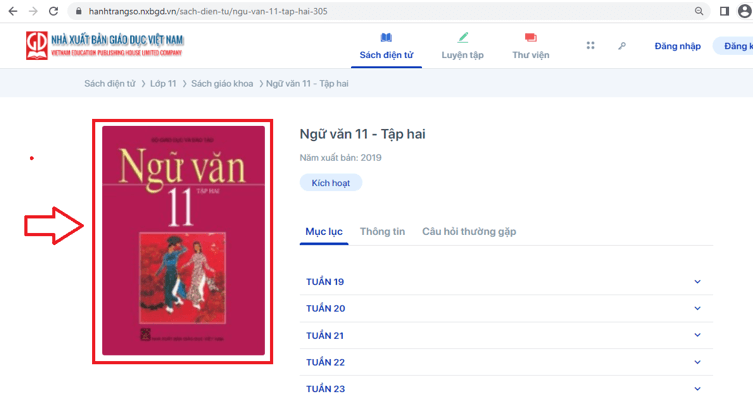 Sách Ngữ văn lớp 11 | Xem online, tải PDF (ảnh 1)