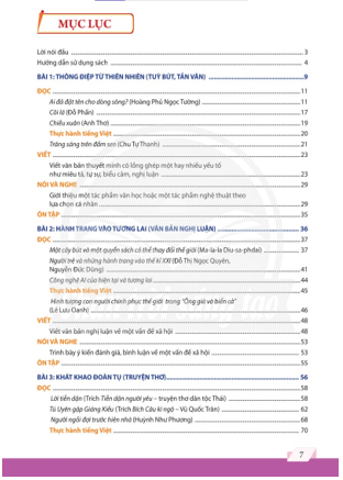 Ngữ văn 11 Chân trời sáng tạo Tập 1, Tập 2 pdf