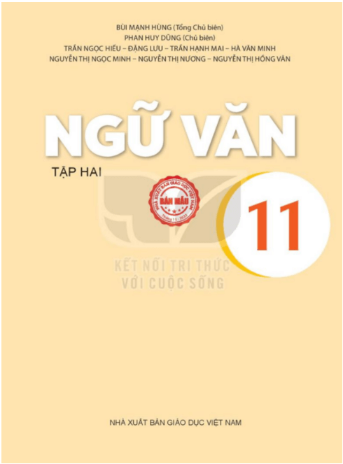 Ngữ văn 11 Kết nối tri thức Tập 1, Tập 2 pdf