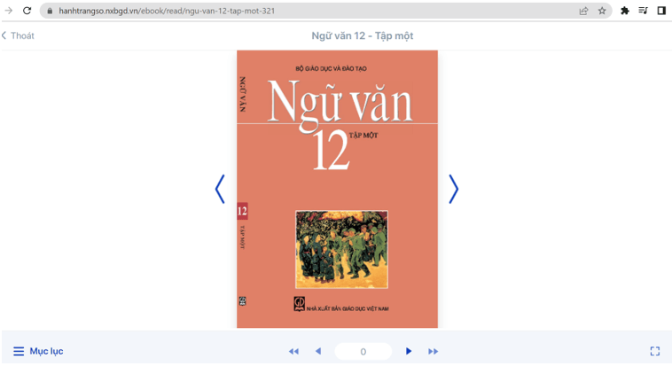 Sách Ngữ văn lớp 12 | Xem online, tải PDF (ảnh 1)