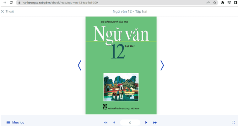 Sách Ngữ văn lớp 12 | Xem online, tải PDF (ảnh 1)