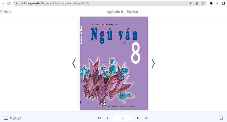 Sách Ngữ văn lớp 8 | Xem online, tải PDF (ảnh 1)