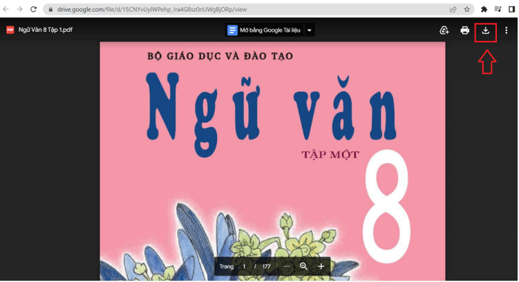 Sách Ngữ văn lớp 8 | Xem online, tải PDF (ảnh 1)