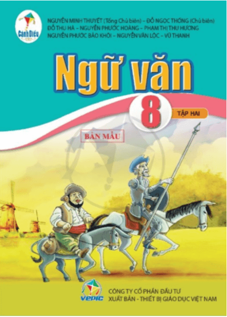 Ngữ Văn 8 Tập 1, Tập 2 Cánh diều pdf