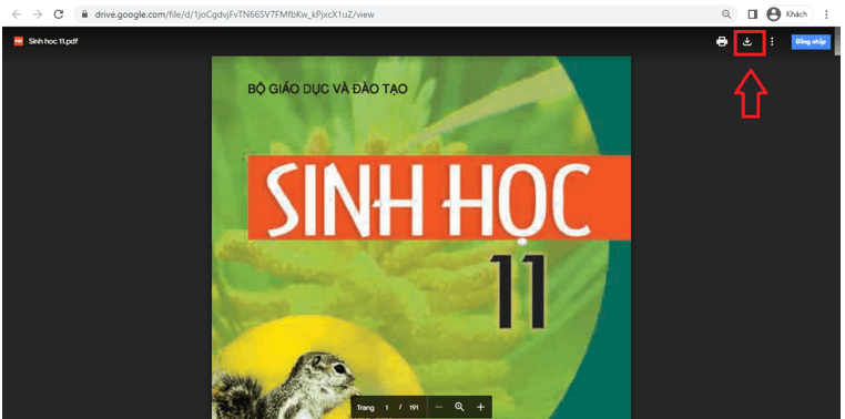 Sách Sinh học lớp 11 | Xem online, tải PDF (ảnh 1)