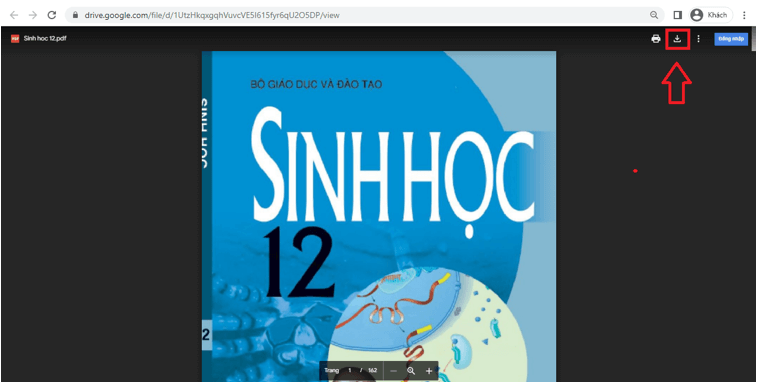 Sách Sinh học lớp 12 | Xem online, tải PDF (ảnh 1)