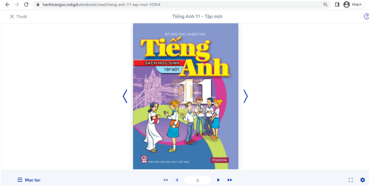 Sách Tiếng Anh lớp 11 | Xem online, tải PDF (ảnh 1)