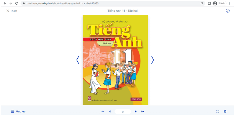 Sách Tiếng Anh lớp 11 | Xem online, tải PDF (ảnh 1)