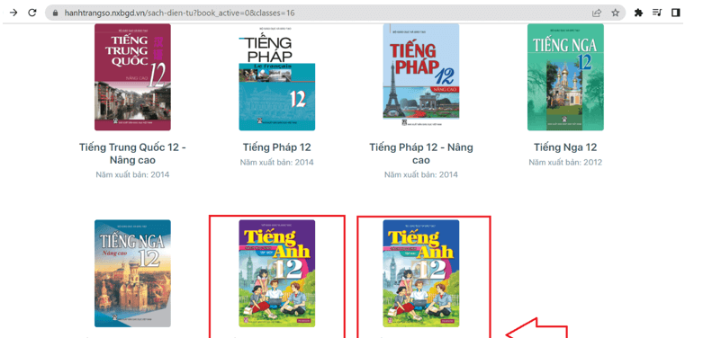 Sách Tiếng Anh lớp 12 | Xem online, tải PDF (ảnh 1)