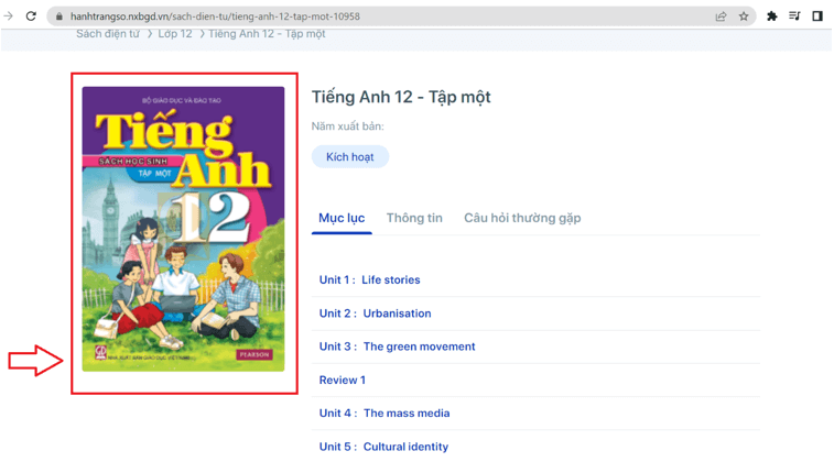 Sách Tiếng Anh lớp 12 | Xem online, tải PDF (ảnh 1)