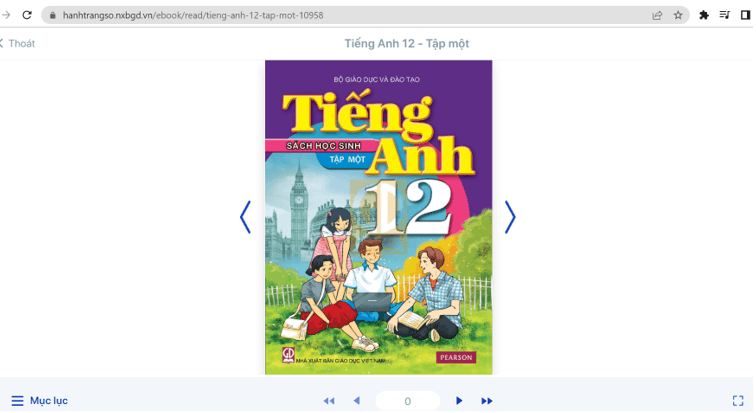 Sách Tiếng Anh lớp 12 | Xem online, tải PDF (ảnh 1)