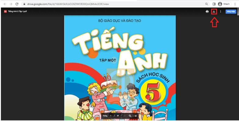 Sách Tiếng Anh lớp 5 | Xem online, tải PDF (ảnh 1)