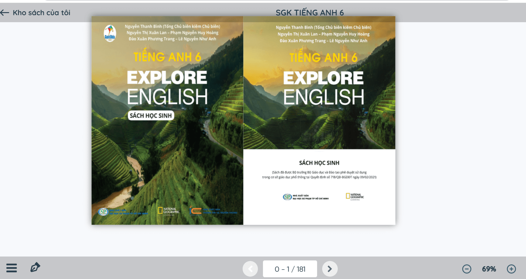 Sách Tiếng Anh lớp 6 Cánh diều | Xem online, tải PDF
