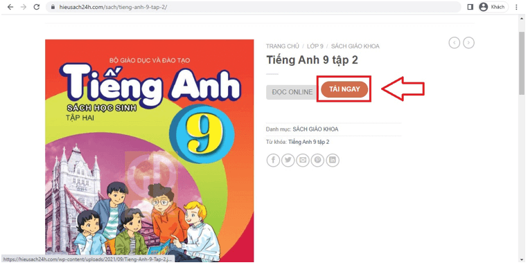 Sách Tiếng Anh lớp 9 | Xem online, tải PDF (ảnh 1)