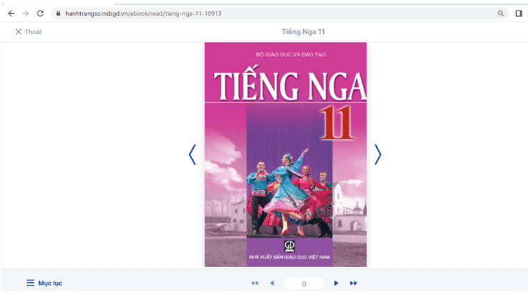 Sách Tiếng Nga lớp 11 | Xem online, tải PDF (ảnh 1)