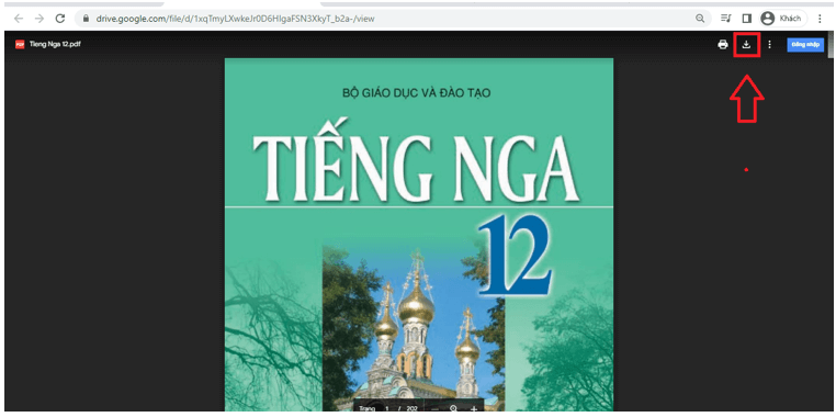 Sách Tiếng Nga lớp 12 | Xem online, tải PDF (ảnh 1)